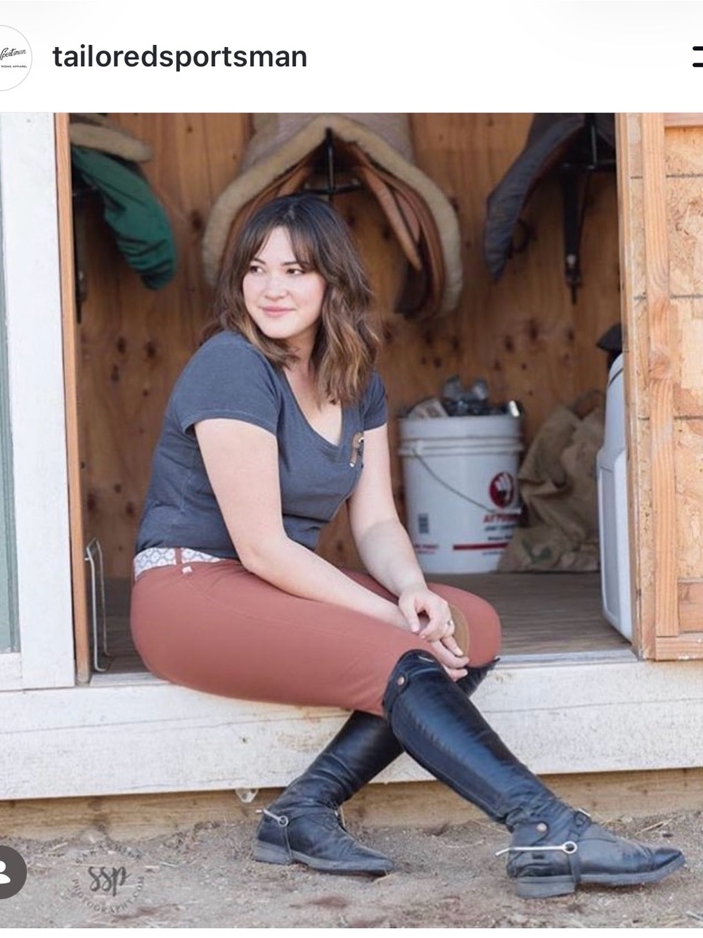 ORIGINAL Tailored Sportsman Side Zip Rust Breeches